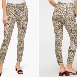 7 For All Mankind Pants Jen7 Ankle Skinny Womens 2 Stretch Leopard Print Jeans